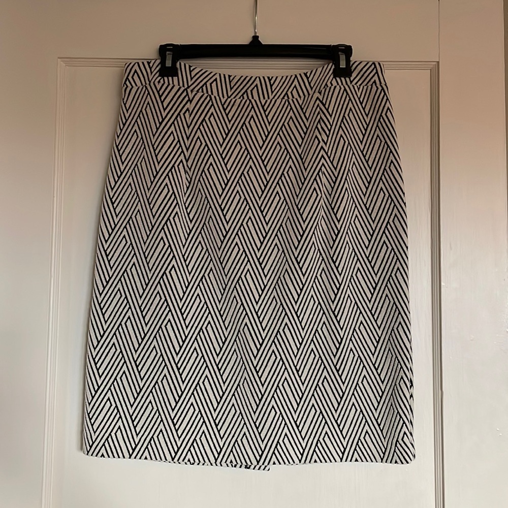 Banana Republic Geometric Pencil Skirt